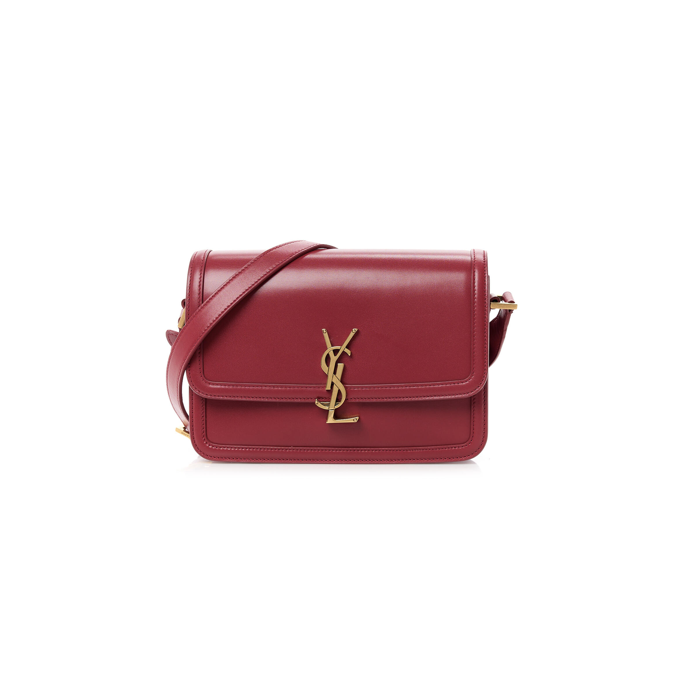 YSL SOLFERINO MEDIUM SATCHEL IN BOX SAINT LAURENT 6343050SX0W6008 (23*16*6cm)